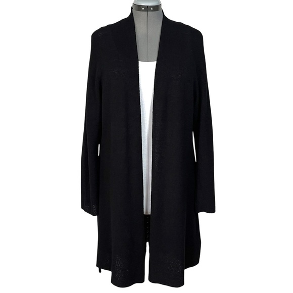 Eileen Fisher Sweaters - Eileen Fisher Linen blend open front long line cardigan XL